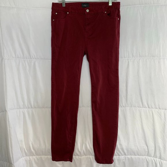 Celebrity Pink Denim - Celebrity Pink Merlot/Maroon Jayden Skinny Jeans